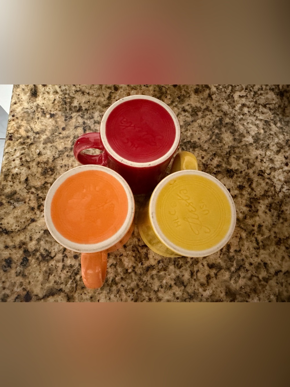Fiesta fiestaware mugs - set of 3 - Picture 6 of 6